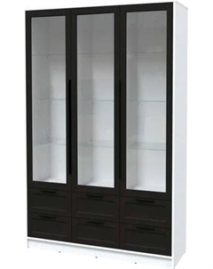 Шкаф с витриной Интерлиния Концепт Тренд КТ-ШВ3