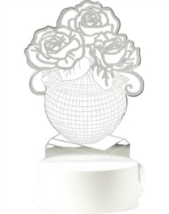 Ночник Risalux Ваза с цветами / 4814583