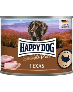 Влажный корм для собак Happy Dog Sensible Pure Texas Индейка Happy dog