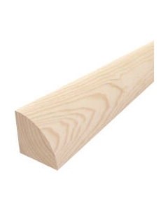 Уголок отделочный Альфалес Внутренний/полувалик 15x15x2500