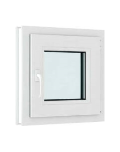 Окно ПВХ Brusbox Futuruss Одностворчатое Поворотно-откидное правое 2 стекла