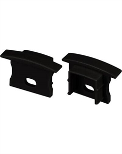 Заглушка для профиля Arlight LINE-2315-F с отверстием BLACK / 044280