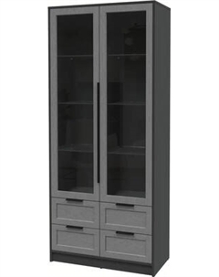 Шкаф с витриной Интерлиния Концепт Тренд КТ-ШВ2