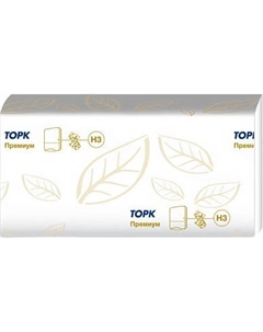Бумажные полотенца Tork Singlefold Premium 200 листов / 133100