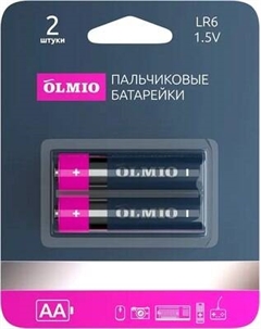 Комплект батареек Olmio AA/LR06 Alkaline