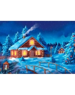 Набор алмазной вышивки Школа талантов Рождественский вечер / 4947200