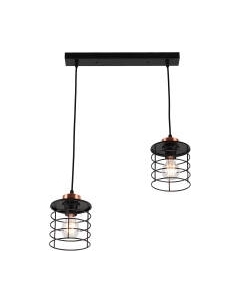 Потолочный светильник Imex MD.8835-2-P BK+AB