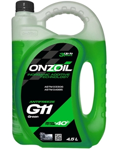 Антифриз Аntifreeze G11 Green 4,5 л Onzoil