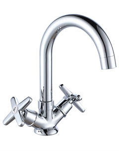 Смеситель для раковины VODA Star без донного клапана STR26 Voda