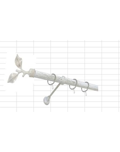 Карниз металический КВИСТ СК-33023/160/1Р Китай (белое золото) Delfa