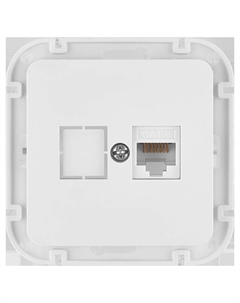 Розетка Astrum комп. RJ45 (без рамки) белый РК18-6511 Energy