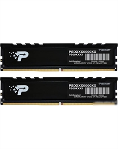 Оперативная память Signature Premium 2x16ГБ DDR5 5600МГц PSP532G5600KH1 Patriot