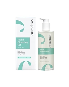 Очищающий гель для лица для жирной кожи 390 Cosmolive