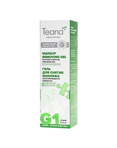 Гель для снятия макияжа g1 для нормальной, сухой и чувствительной кожи с экстрактом персика 125 Teana