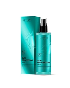 Спрей солнцезащитный для лица и тела SUN PROTECTIVE SPRAY SPF 50 100 Letique cosmetics