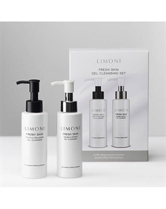 Набор для умывания (гель для очищения + гидрофильное масло) Fresh Skin Cleansing Set Limoni