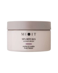 Крем-баттер для тела SPA RITUALS с ароматом амбры и бобов тонка 250 Mixit