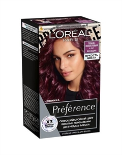 Стойкая краска для волос Яркость Цвета Préférence 204 L'oreal paris