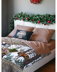 Постельное бельё 1.5-спальное «. Олени», поплин Этель