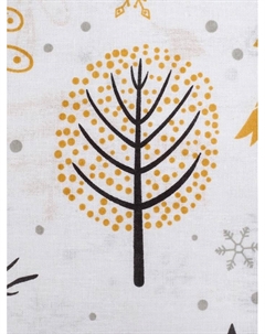 Постельное бельё евро «» Let it snow (вид 1), бязь Этель