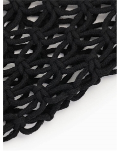 Сумка-авоська хозяйственная, клетка 3.5 см, чёрная Take it easy