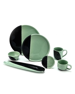 Блюдо керамическое «Альпы», 34×8 см, ручная работа Dolce ceramo.