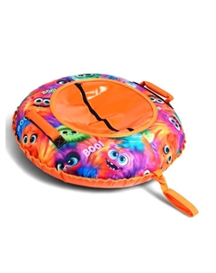 Тюбинг – ватрушка «Монстрики», диаметр чехла 80 см, оранжевая Winter star