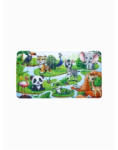 Коврик для ванной противоскользящий, на присосках «Сафари», детский, 40×70 см See you home