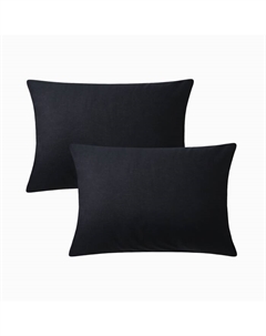 Комплект наволочек «», 50×70 см, 2 шт., чёрный, бязь, хлопок 100% Этель