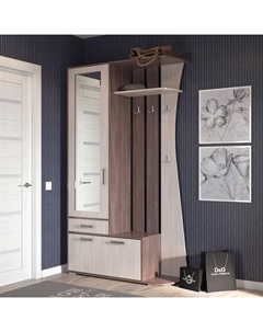 Прихожая «Мокко», 1200×375×2100 мм, цвет бодега тёмный / светлый Гранд кволити