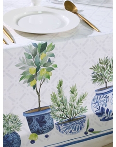 Скатерть «» Olives, 149×220 см, 100% хлопок, репс 210 г/м² Этель