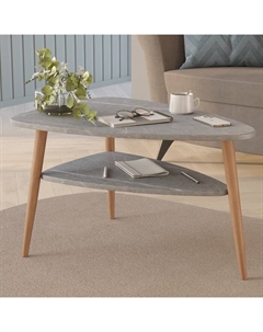 Стол журнальный «Трио mini», 695×500×418 мм, цвет чёрный мрамор Гранд кволити