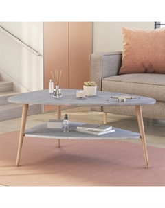 Стол журнальный «Трио», 900×675×418 мм, цвет бетон Гранд кволити