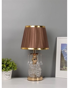 Лампа настольная 16139/1 E27 40 Вт+LED подсветка золото Risalux