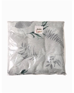 Подушка на стул «» Tropics, 42×42×7 см, серая Доляна