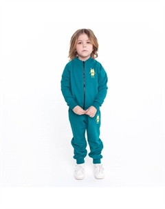 Комплект (толстовка, брюки) для девочки, цвет изумрудный, рост 110 см Radi