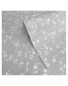 Обои антивандальные Anna 1868 – 21, на флизелиновой основе, 1.06×10 м, цвет белый/серый Flizelini