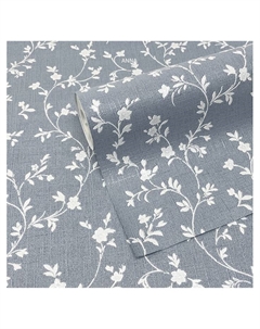 Обои антивандальные Anna 1868 – 22, на флизелиновой основе, 1.06×10 м, цвет белый/синий Flizelini