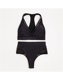 Купальник раздельный, цвет чёрный, размер 46 Minaku