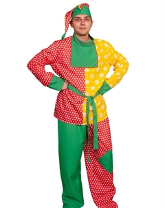 Карнавальный костюм «Петрушка», р. 48-52, рост 176-182 см Карнавалофф