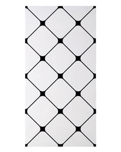 Стеновая панель самоклеящаяся «Ромб», 300×600 мм, цвет белый, 10 шт. Take it easy