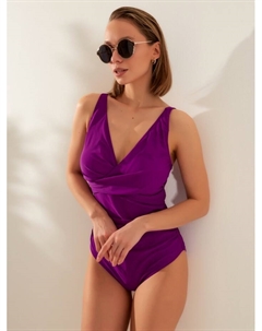 Купальник слитный цвет фиолетовый, размер 52 Minaku