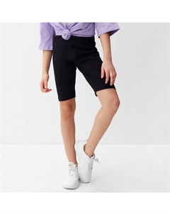 Велосипедки для девочки, чёрные, рост 110 см Minaku