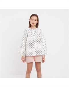 Блузка для девочки цвет белый, рост 128 см Minaku