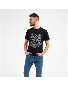 Футболка мужская "Рок" р. 50, черный Kaftan