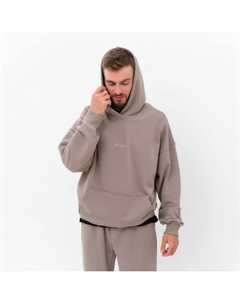 Толстовка мужская (худи) Men's casual размер 52, серо-бежевый Mist