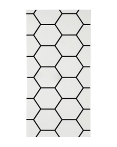 Стеновая панель самоклеящаяся «Восьмиугольник», 300×600 мм, цвет белый, 10 шт. Take it easy