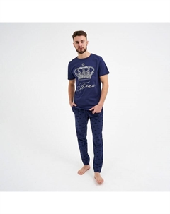 Пижама мужская (футболка и брюки) "Crown" р.56 Kaftan