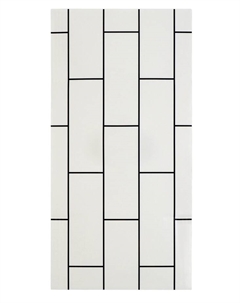 Стеновая панель самоклеящаяся «Кирпич», 300×600 мм, цвет белый, 10 шт. Take it easy