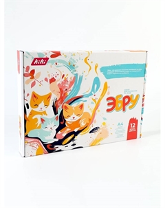 Набор для рисования на воде эбру, 12 цветов, А4 Kiki